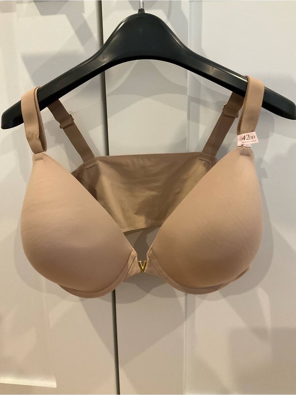 Victoria's Secret Smooth Nude Front-Closure T-Shirt Bra 42DD